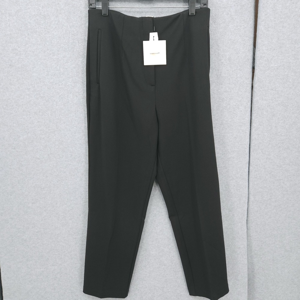Calvin Klein Hook & Eye Pull On Black Dress Pants Womens‎ Size XS NWT